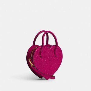Coach Heart Bag In Signature Leather